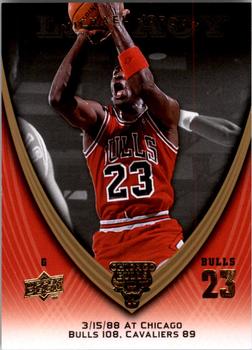 2008-09 Upper Deck Michael Jordan Legacy Collection #244 Michael Jordan - Game 244 Front