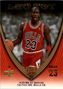 2008-09 Upper Deck Michael Jordan Legacy Collection #262 Michael Jordan - Game 262 Front