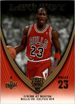 2008-09 Upper Deck Michael Jordan Legacy Collection #268 Michael Jordan - Game 268 Front