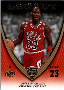2008-09 Upper Deck Michael Jordan Legacy Collection #271 Michael Jordan - Game 271 Front