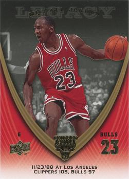 2008-09 Upper Deck Michael Jordan Legacy Collection #275 Michael Jordan - Game 275 Front