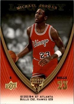 2008-09 Upper Deck Michael Jordan Legacy Collection #28 Michael Jordan - Game 28 Front