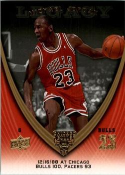 2008-09 Upper Deck Michael Jordan Legacy Collection #285 Michael Jordan - Game 285 Front