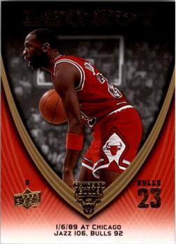 2008-09 Upper Deck Michael Jordan Legacy Collection #294 Michael Jordan - Game 294 Front