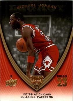 2008-09 Upper Deck Michael Jordan Legacy Collection #299 Michael Jordan - Game 299 Front