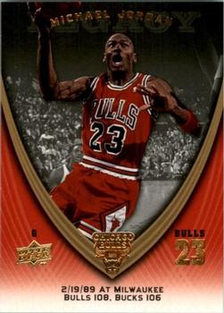 2008-09 Upper Deck Michael Jordan Legacy Collection #313 Michael Jordan - Game 313 Front