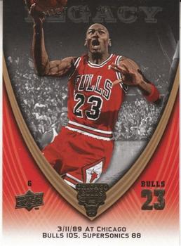 2008-09 Upper Deck Michael Jordan Legacy Collection #322 Michael Jordan - Game 322 Front