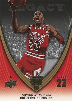 2008-09 Upper Deck Michael Jordan Legacy Collection #325 Michael Jordan - Game 325 Front