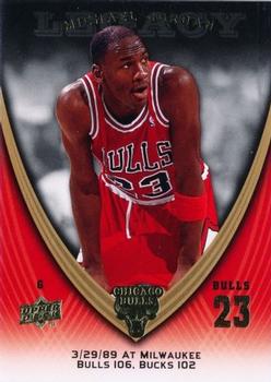 2008-09 Upper Deck Michael Jordan Legacy Collection #332 Michael Jordan - Game 332 Front