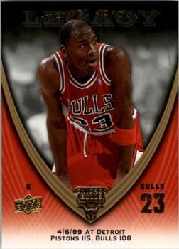 2008-09 Upper Deck Michael Jordan Legacy Collection #336 Michael Jordan - Game 336 Front