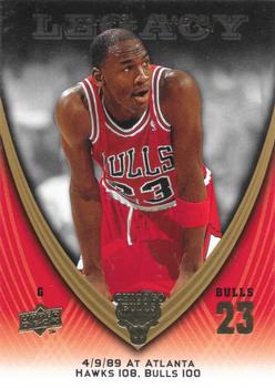 2008-09 Upper Deck Michael Jordan Legacy Collection #338 Michael Jordan - Game 338 Front