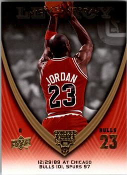 2008-09 Upper Deck Michael Jordan Legacy Collection #372 Michael Jordan - Game 372 Front