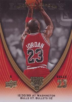 2008-09 Upper Deck Michael Jordan Legacy Collection #373 Michael Jordan - Game 373 Front