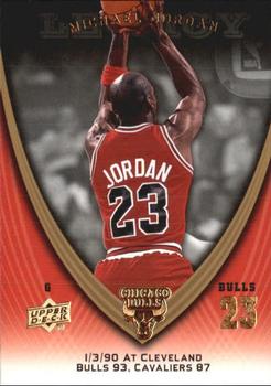 2008-09 Upper Deck Michael Jordan Legacy Collection #374 Michael Jordan - Game 374 Front