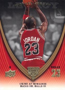2008-09 Upper Deck Michael Jordan Legacy Collection #376 Michael Jordan - Game 376 Front
