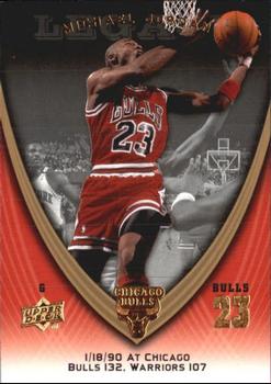 2008-09 Upper Deck Michael Jordan Legacy Collection #382 Michael Jordan - Game 382 Front