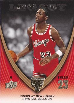 2008-09 Upper Deck Michael Jordan Legacy Collection #39 Michael Jordan - Game 39 Front
