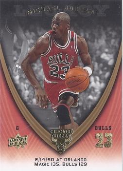 2008-09 Upper Deck Michael Jordan Legacy Collection #394 Michael Jordan - Game 394 Front