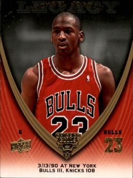 2008-09 Upper Deck Michael Jordan Legacy Collection #406 Michael Jordan - Game 406 Front