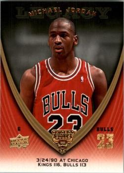 2008-09 Upper Deck Michael Jordan Legacy Collection #412 Michael Jordan - Game 412 Front