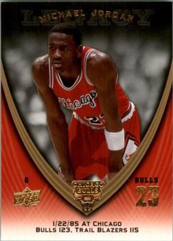 2008-09 Upper Deck Michael Jordan Legacy Collection #42 Michael Jordan - Game 42 Front