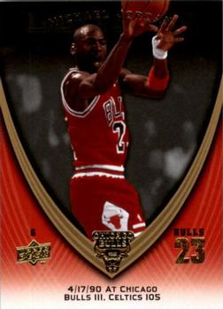 2008-09 Upper Deck Michael Jordan Legacy Collection #424 Michael Jordan - Game 424 Front