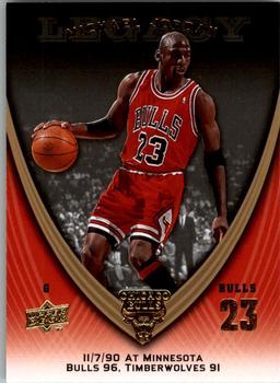 2008-09 Upper Deck Michael Jordan Legacy Collection #431 Michael Jordan - Game 431 Front