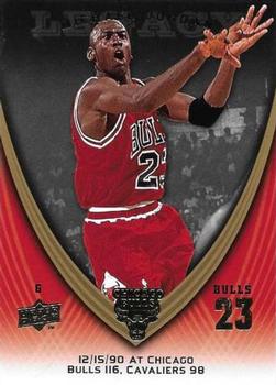 2008-09 Upper Deck Michael Jordan Legacy Collection #449 Michael Jordan - Game 449 Front