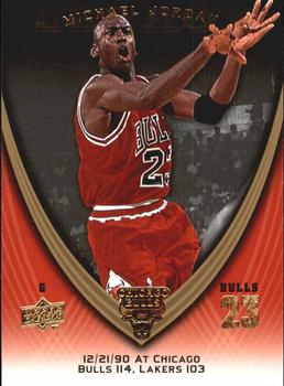 2008-09 Upper Deck Michael Jordan Legacy Collection #452 Michael Jordan - Game 452 Front