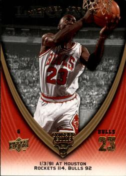 2008-09 Upper Deck Michael Jordan Legacy Collection #457 Michael Jordan - Game 457 Front