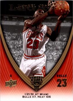 2008-09 Upper Deck Michael Jordan Legacy Collection #466 Michael Jordan - Game 466 Front