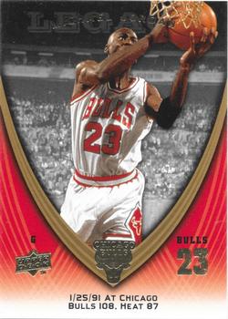 2008-09 Upper Deck Michael Jordan Legacy Collection #468 Michael Jordan - Game 468 Front