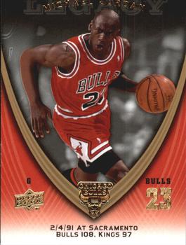 2008-09 Upper Deck Michael Jordan Legacy Collection #472 Michael Jordan - Game 472 Front