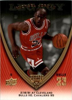 2008-09 Upper Deck Michael Jordan Legacy Collection #477 Michael Jordan - Game 477 Front
