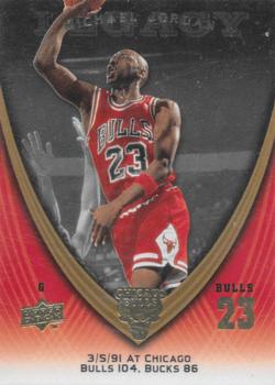 2008-09 Upper Deck Michael Jordan Legacy Collection #484 Michael Jordan - Game 484 Front