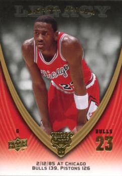 2008-09 Upper Deck Michael Jordan Legacy Collection #50 Michael Jordan - Game 50 Front