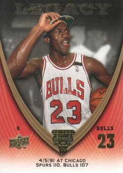 2008-09 Upper Deck Michael Jordan Legacy Collection #501 Michael Jordan - Game 501 Front