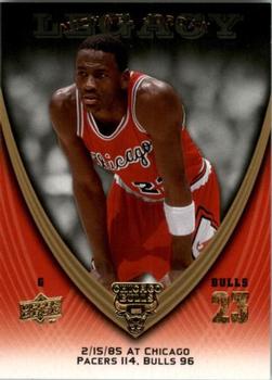 2008-09 Upper Deck Michael Jordan Legacy Collection #51 Michael Jordan - Game 51 Front
