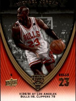 2008-09 Upper Deck Michael Jordan Legacy Collection #522 Michael Jordan - Game 522 Front