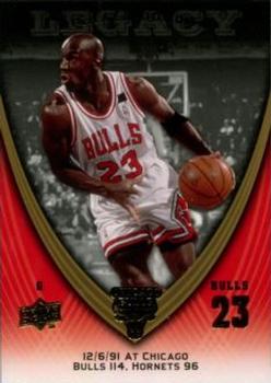 2008-09 Upper Deck Michael Jordan Legacy Collection #526 Michael Jordan - Game 526 Front