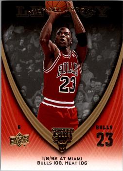 2008-09 Upper Deck Michael Jordan Legacy Collection #541 Michael Jordan - Game 541 Front