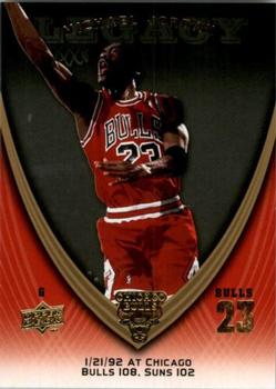 2008-09 Upper Deck Michael Jordan Legacy Collection #548 Michael Jordan - Game 548 Front