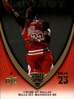 2008-09 Upper Deck Michael Jordan Legacy Collection #554 Michael Jordan - Game 554 Front