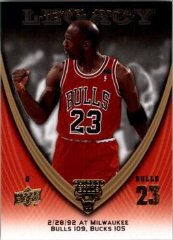 2008-09 Upper Deck Michael Jordan Legacy Collection #566 Michael Jordan - Game 566 Front