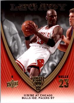 2008-09 Upper Deck Michael Jordan Legacy Collection #592 Michael Jordan - Game 592 Front