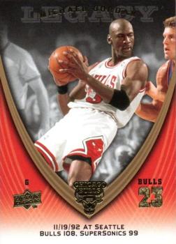 2008-09 Upper Deck Michael Jordan Legacy Collection #597 Michael Jordan - Game 597 Front