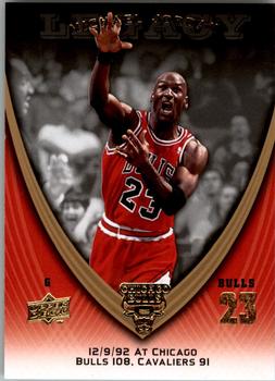 2008-09 Upper Deck Michael Jordan Legacy Collection #605 Michael Jordan - Game 605 Front