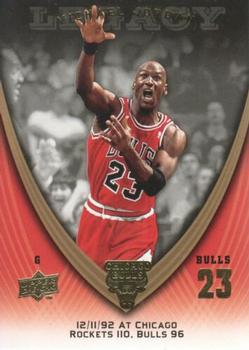 2008-09 Upper Deck Michael Jordan Legacy Collection #606 Michael Jordan - Game 606 Front