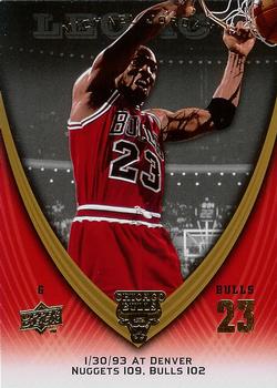 2008-09 Upper Deck Michael Jordan Legacy Collection #631 Michael Jordan - Game 631 Front