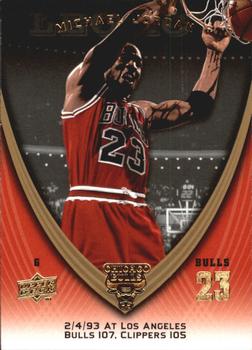 2008-09 Upper Deck Michael Jordan Legacy Collection #634 Michael Jordan - Game 634 Front